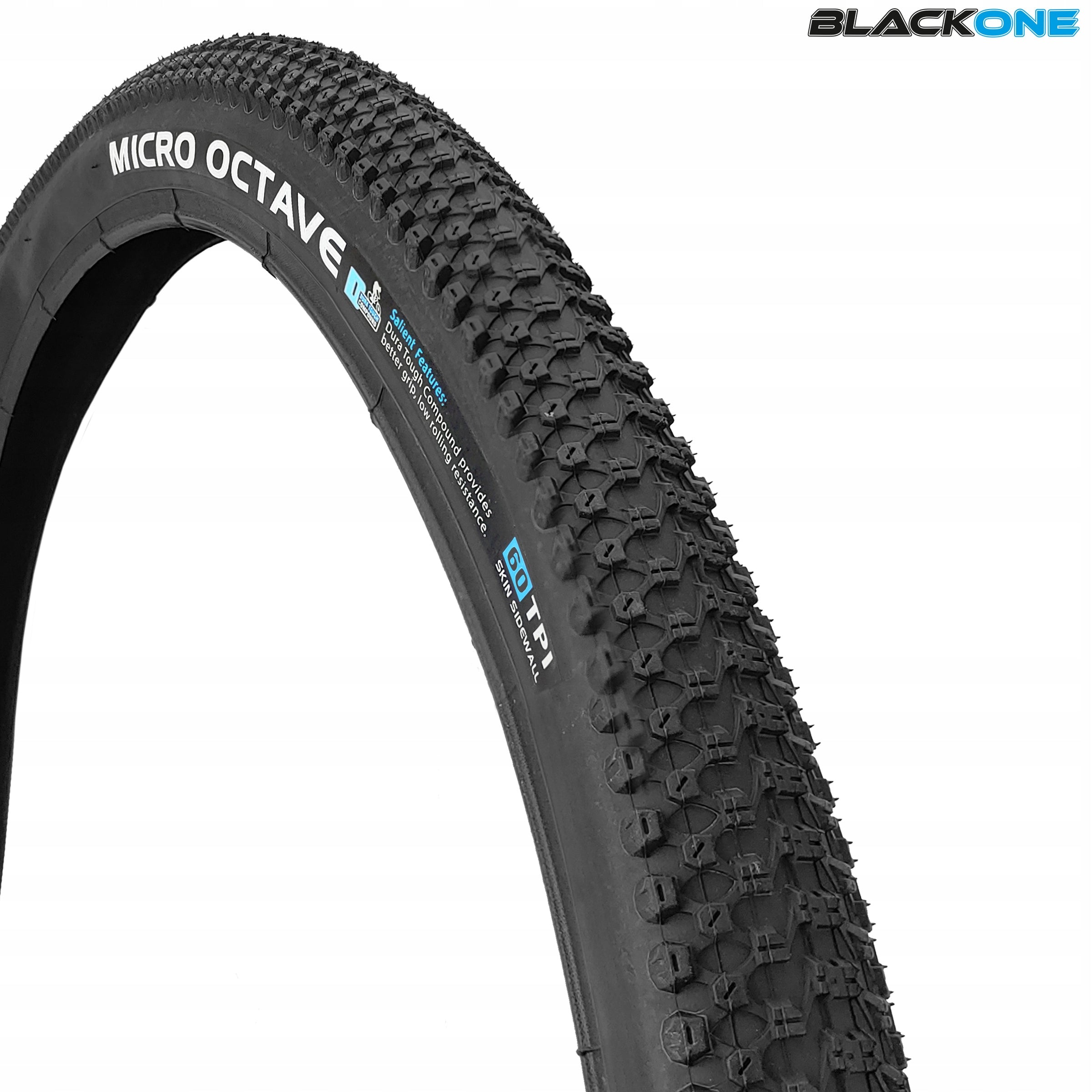 MTB bicycle tyre set - XC BLACKONE - 29x2.10 / 54-622 mm + JET inner tube Manufacturer code Opona BLACK1 Micro Octave 29x2,10 z dętką JET