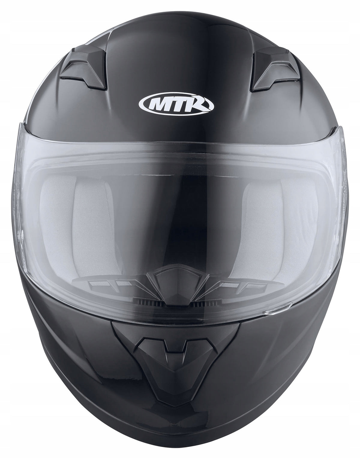 MTR S-12 KIDS EVO Motorcycle Helmet Hiking Black Gloss Children's r.YM Size M