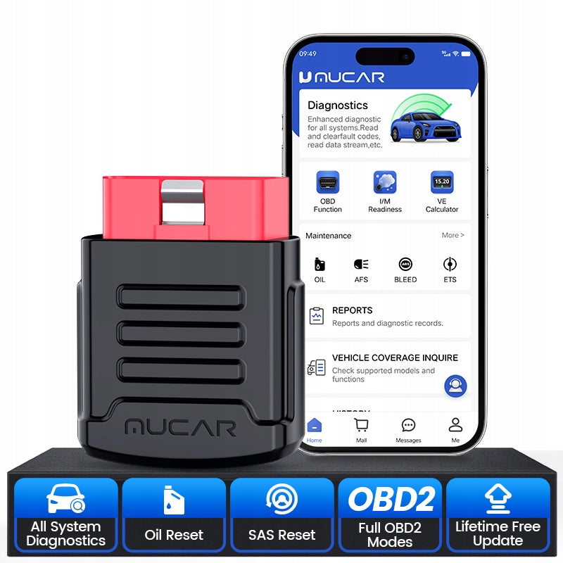 MUCAR BT200 PRO Car Scan Tool OBD2 Diagnostic Full System Diagnosis Brand no brand