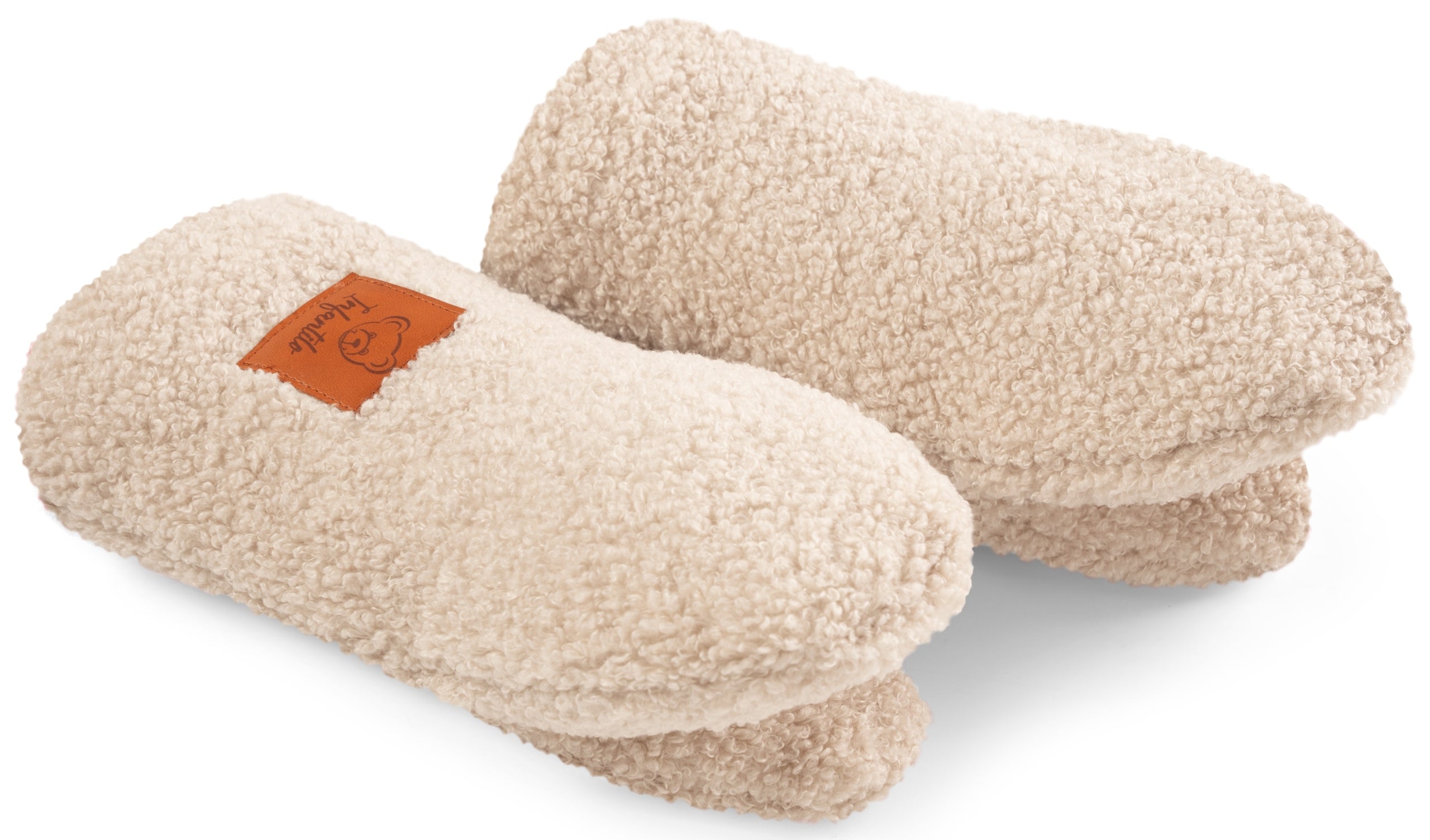 MUFF GLOVES FOR STROLLER INSULATED MATERIAL LAMB BOUCLE