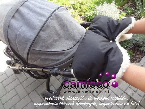 MUFF WOOL HANDS FOR STROLLER wool GLOVES glove strollers for children Brand Camicco