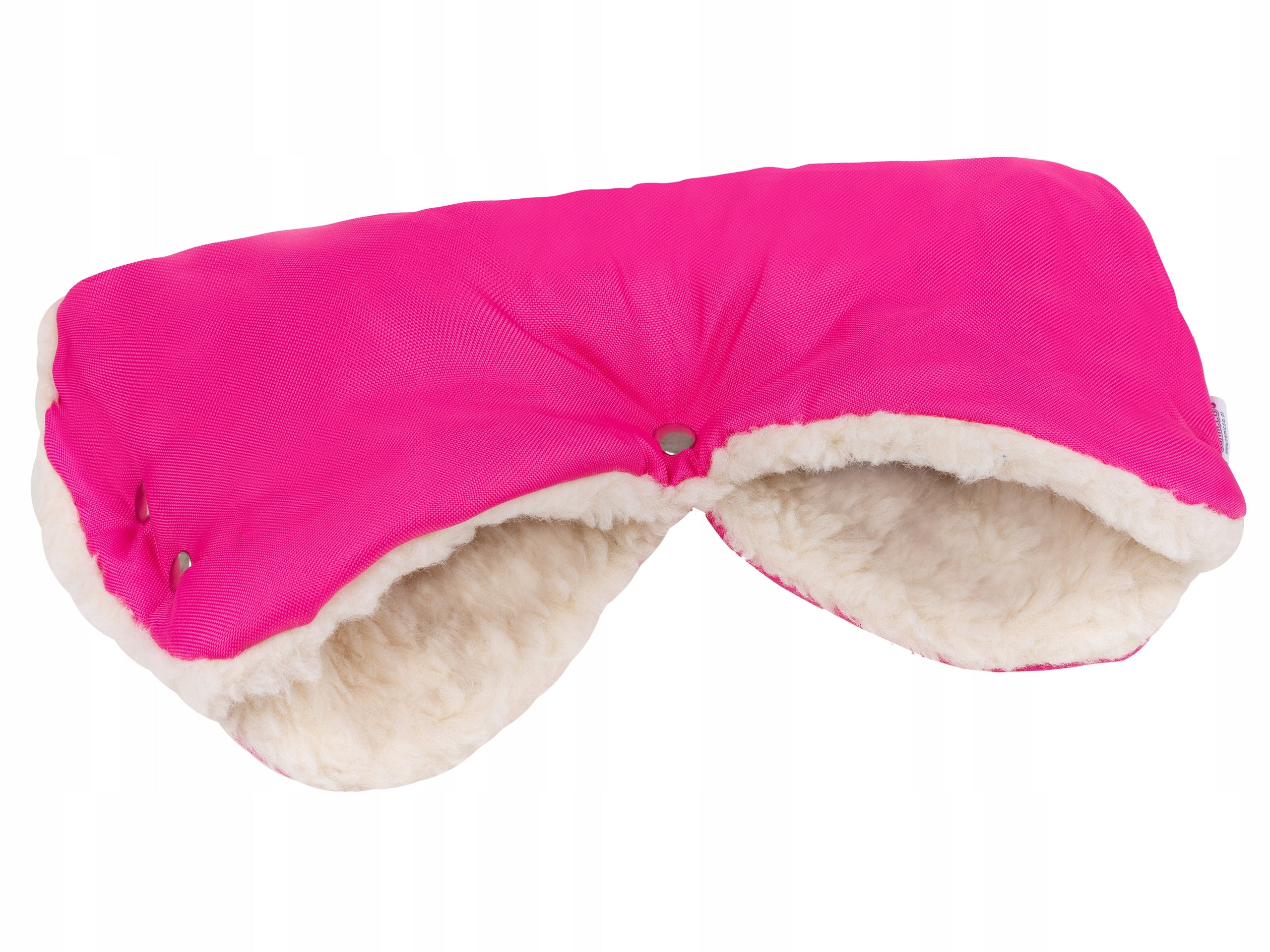MUFF WOOL HANDS FOR STROLLER wool GLOVES hand-held carts INSULATED pink