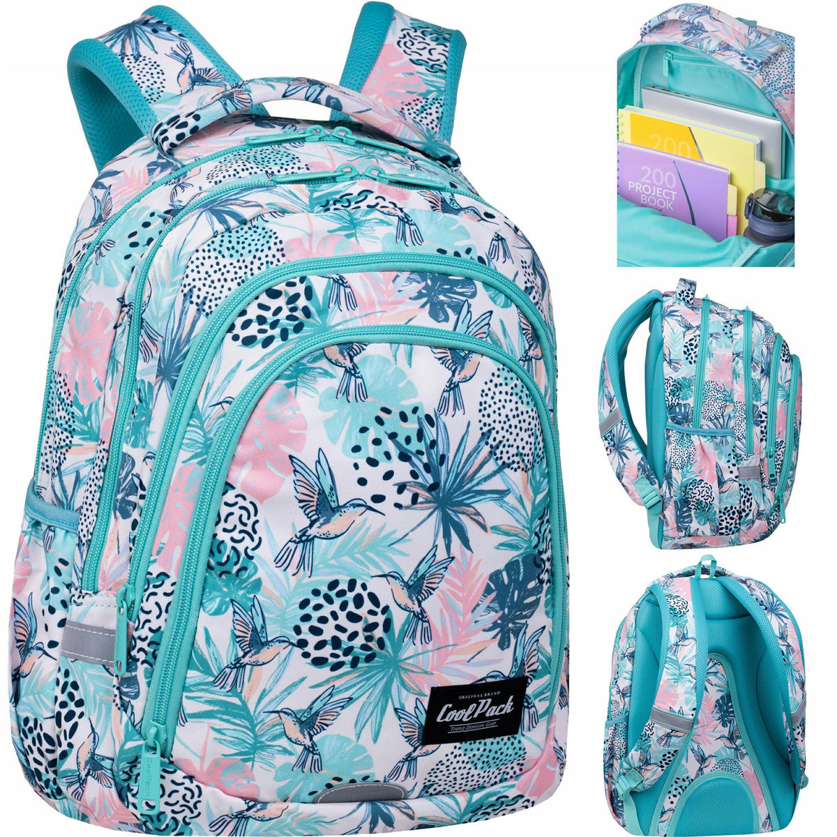 MULTI-CHAMBER SCHOOL BACKPACK COOLPACK DRAFTER 28L THAI