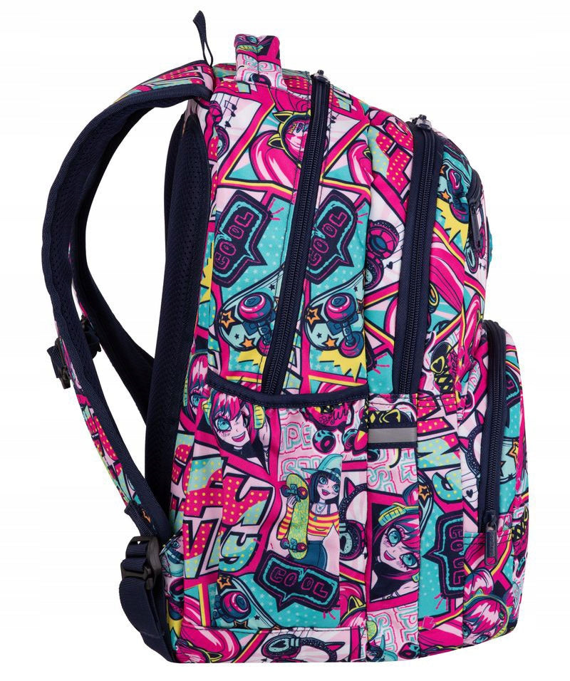 MULTI-CHAMBER SCHOOL BACKPACK COOLPACK PICK MANGA ANIME Manufacturer code F099814