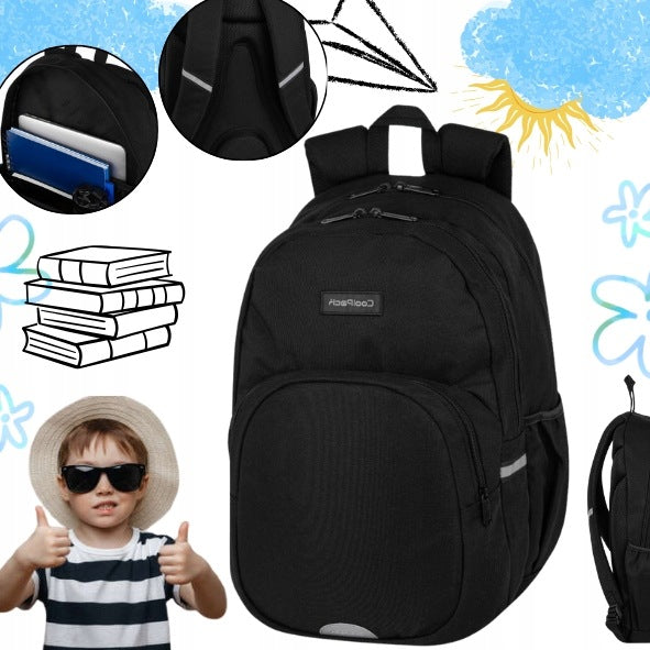 MULTI-CHAMBER SCHOOL BACKPACK COOLPACK UNISEX LARGE URBAN