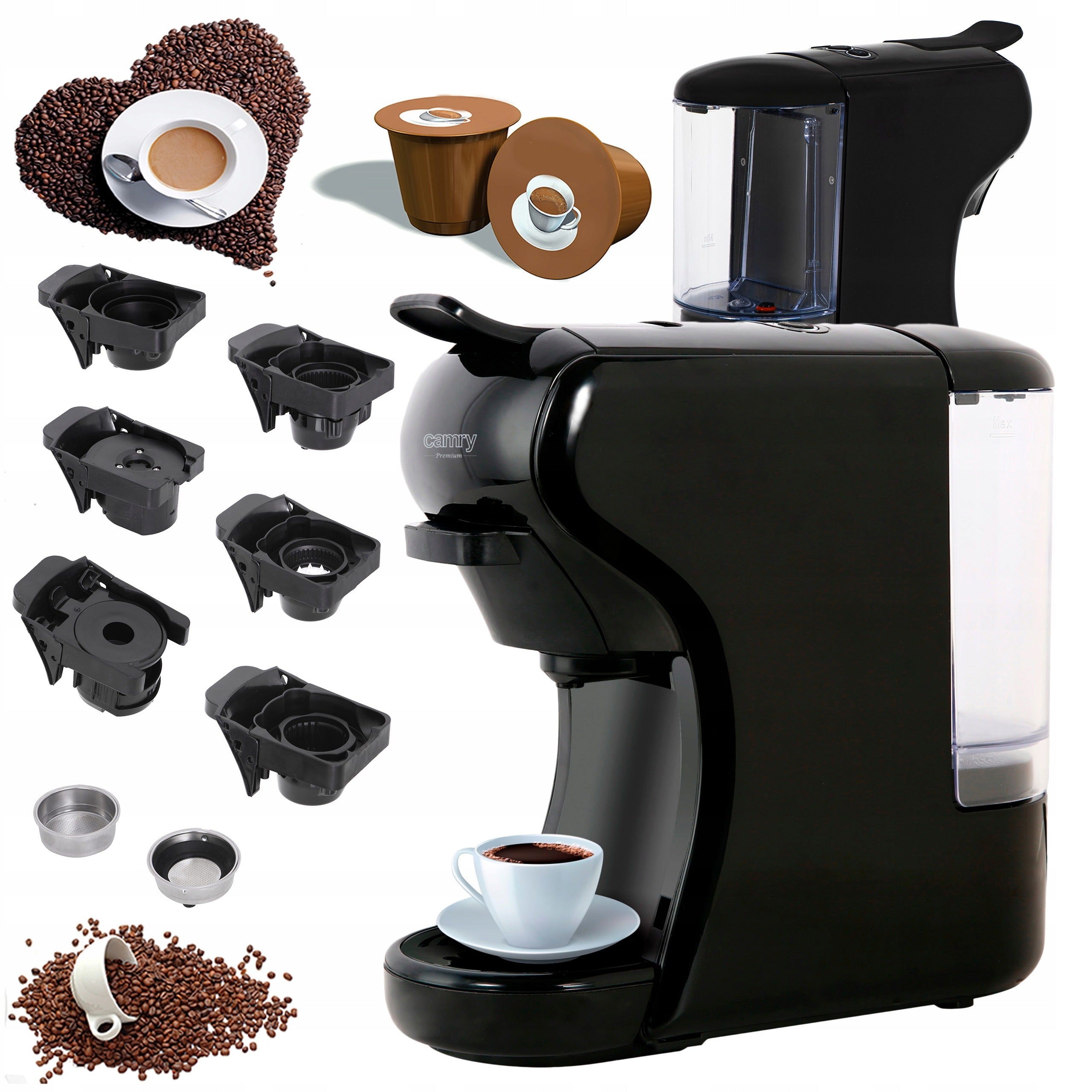 MULTI-EXPRESS CAPSULE COFFEE UNIVERSAL QUICK BREWING TWO FILTERS