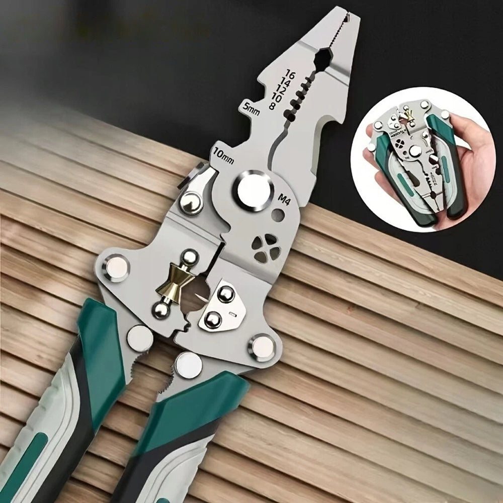 MULTI-FUNCTIONAL PLIERS FOR CUTTING AND STRIPPING WIRE INSULATION 5MM Kind pliers