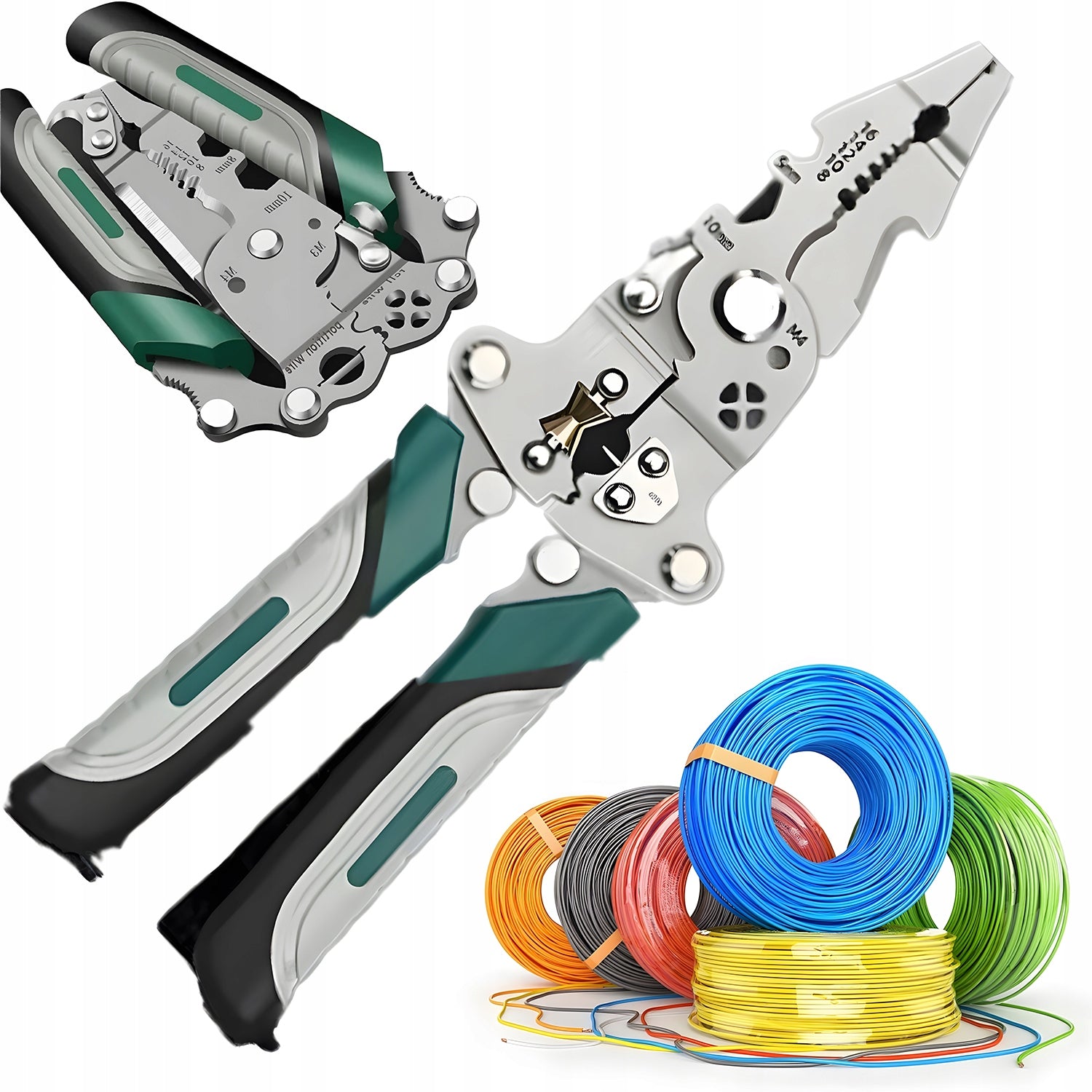 MULTI-FUNCTIONAL PLIERS FOR CUTTING AND STRIPPING WIRE INSULATION 5MM