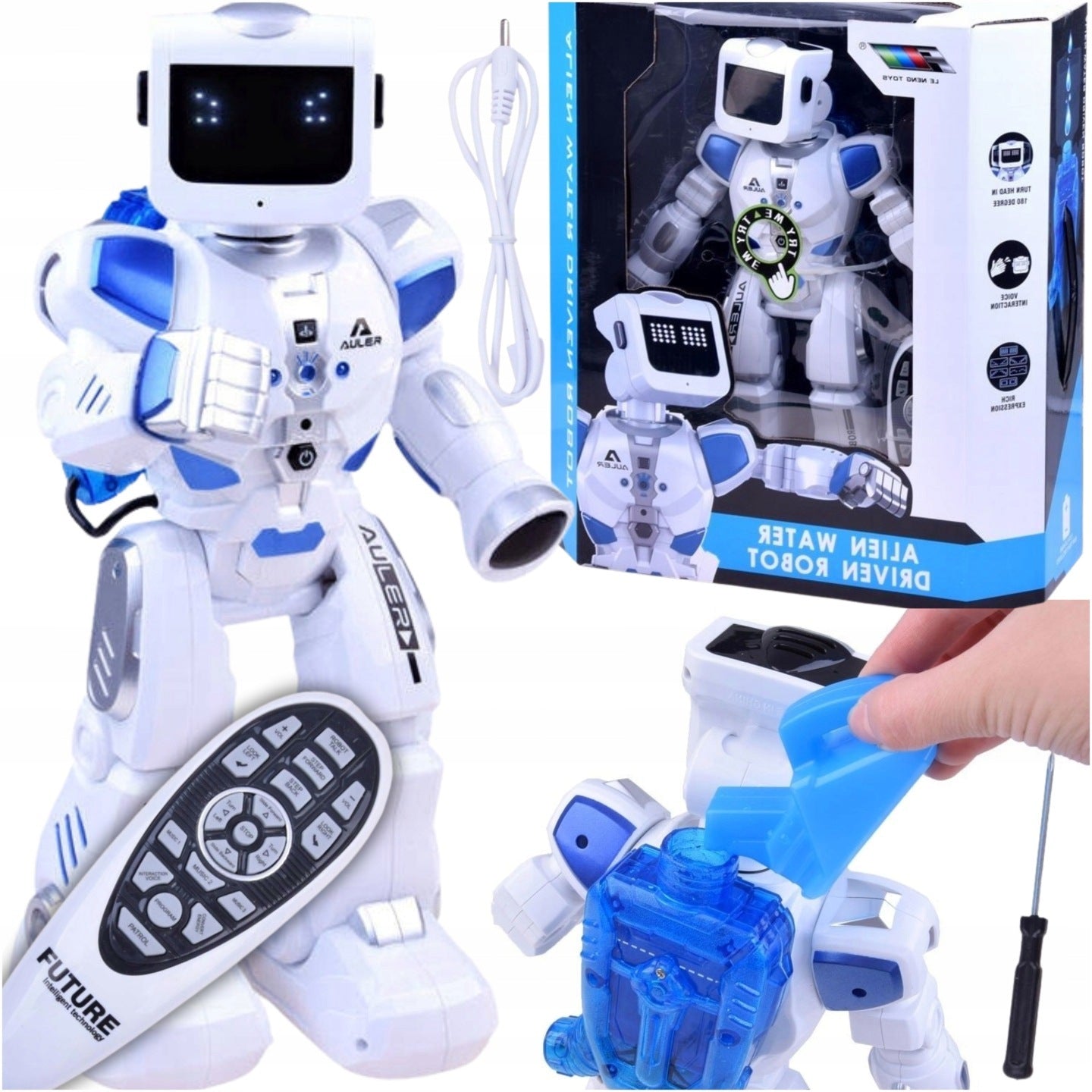 MULTI-FUNCTIONAL REMOTE CONTROLLED ROBOT SHOOTS ARROWS STEAM DANCES