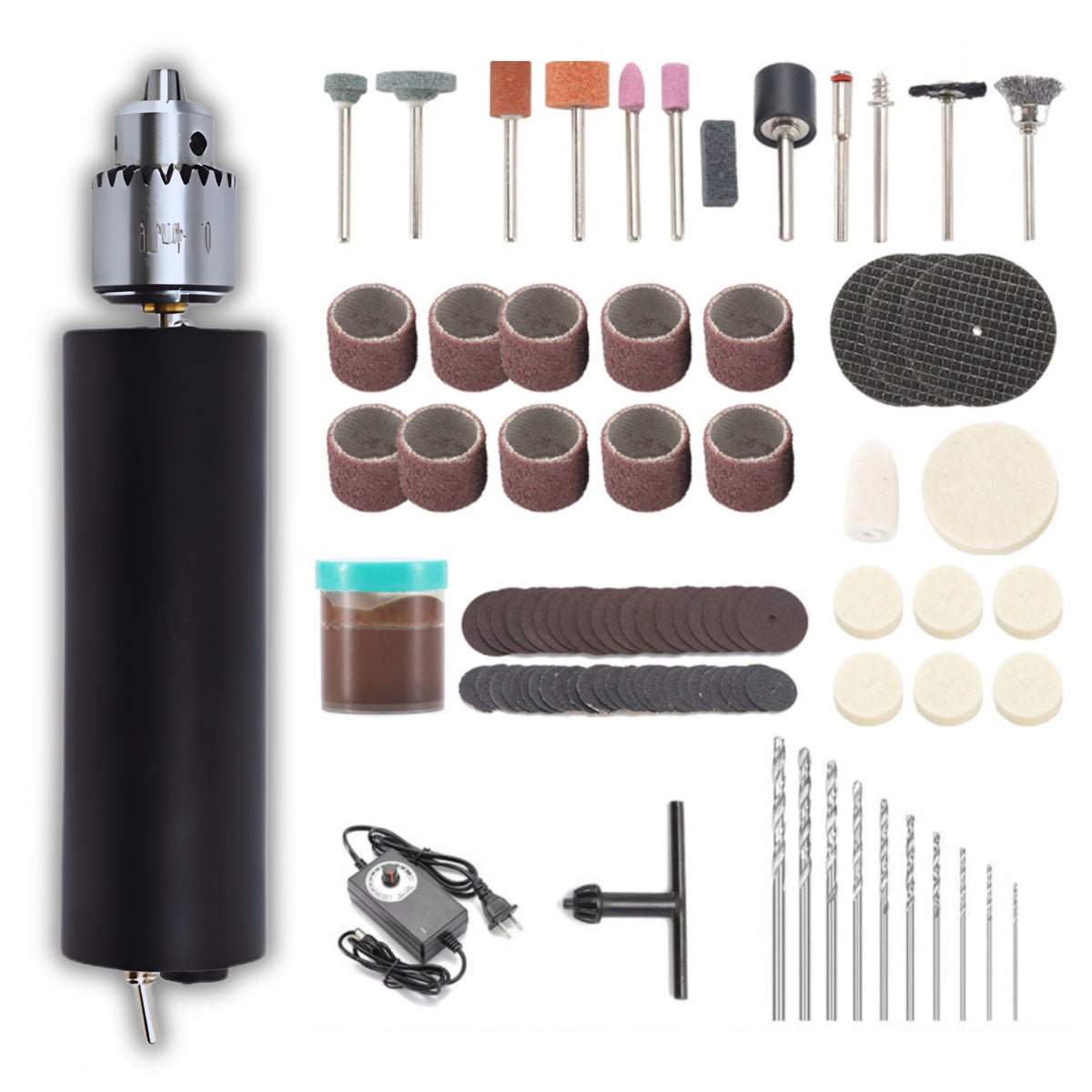 MULTI-GRINDER MINI ELECTRIC GRINDER PRECISION SET OF 105 ELEMENTS