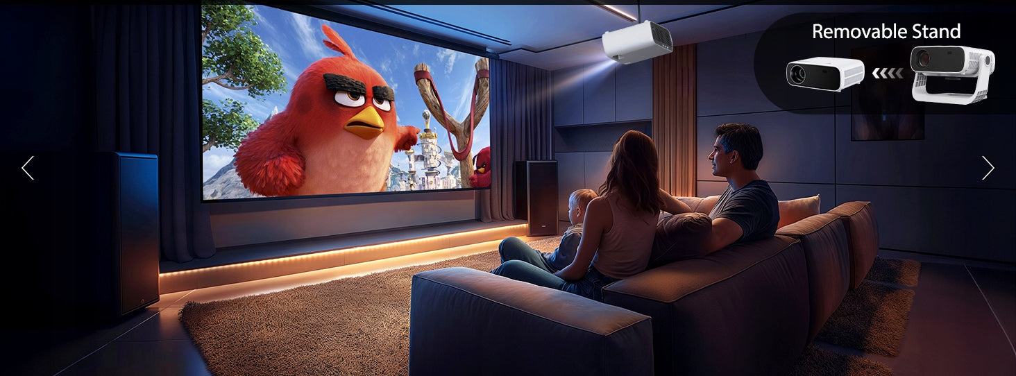 MULTI PROJECTOR Full HD 1080P 4K WiFi Bluetooth 200 Cali Home Theater Brand no brand