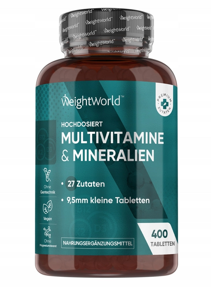 MULTI VITAMINS AND MINERALS - 400 tablets - MULTIVITAMIN MULTIMINERALS