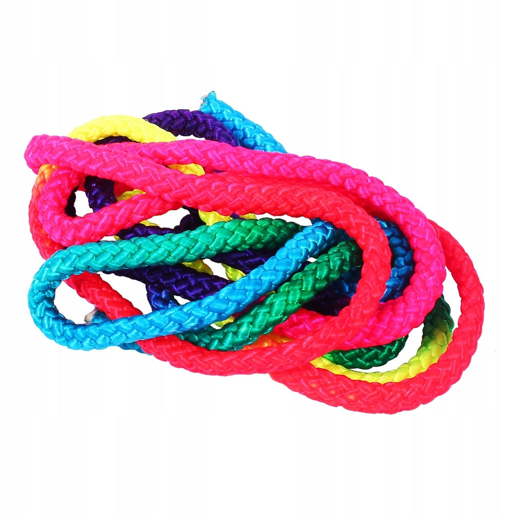 MULTICOLOR SOLID GYMNASTIC ROPE 2,8 M FOR ARTISTIC EXERCISES Model TJ00
