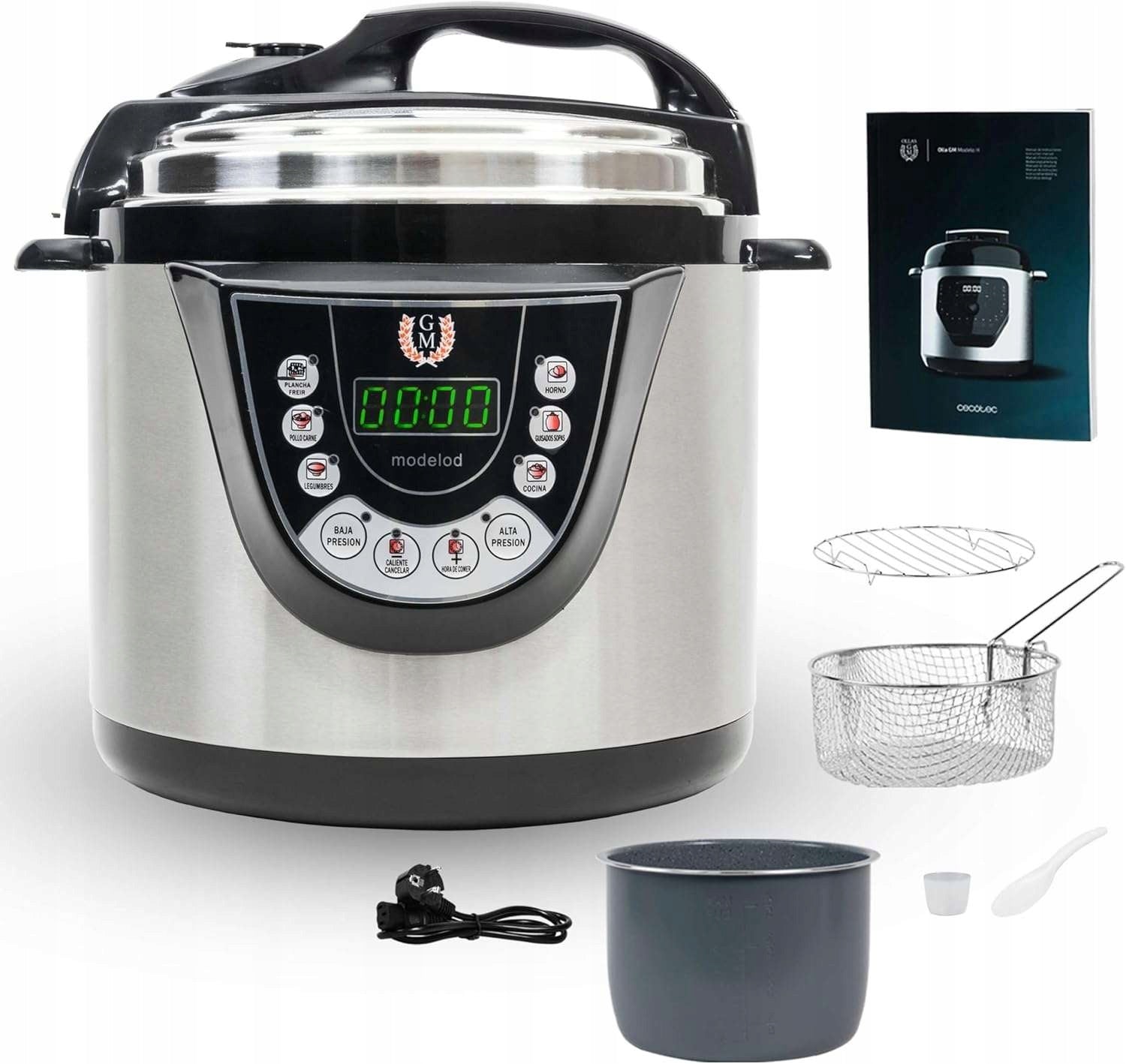 MULTICOOKER CECOTEC GM D+ 6L 1000W PROGRAMMABLE PRESSURE COOKER POT