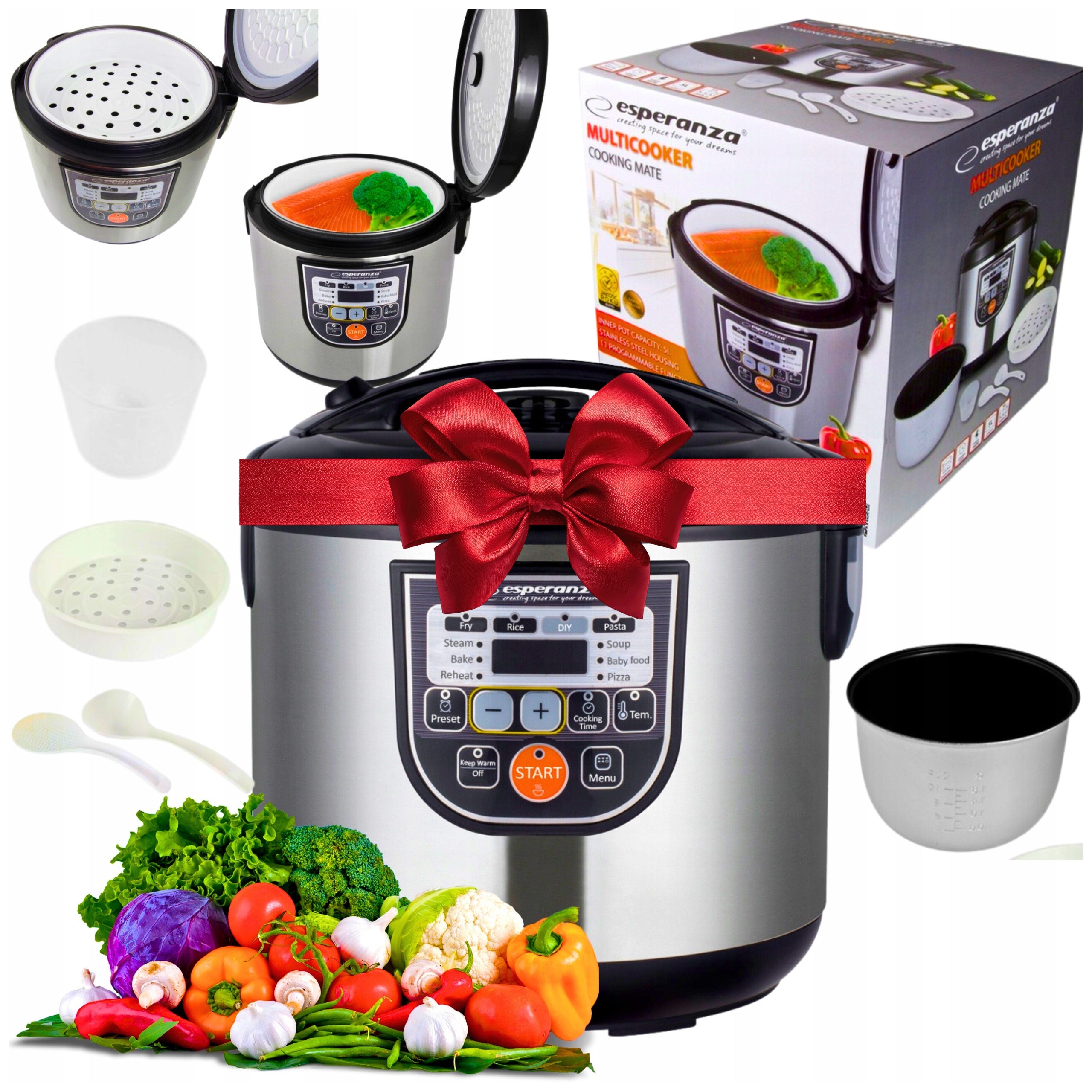 MULTICOOKER ELECTRIC PRESSURE COOKER KOMBIWAR 11 FUNCTIONS 5l OVEN