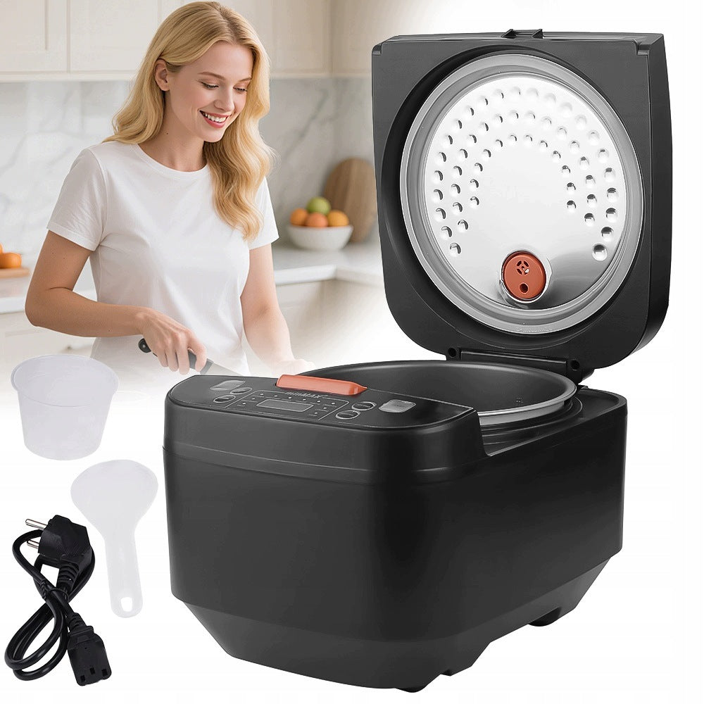 MULTICOOKER FOR STEAMING RICE GROATS BLACK Packaging status original