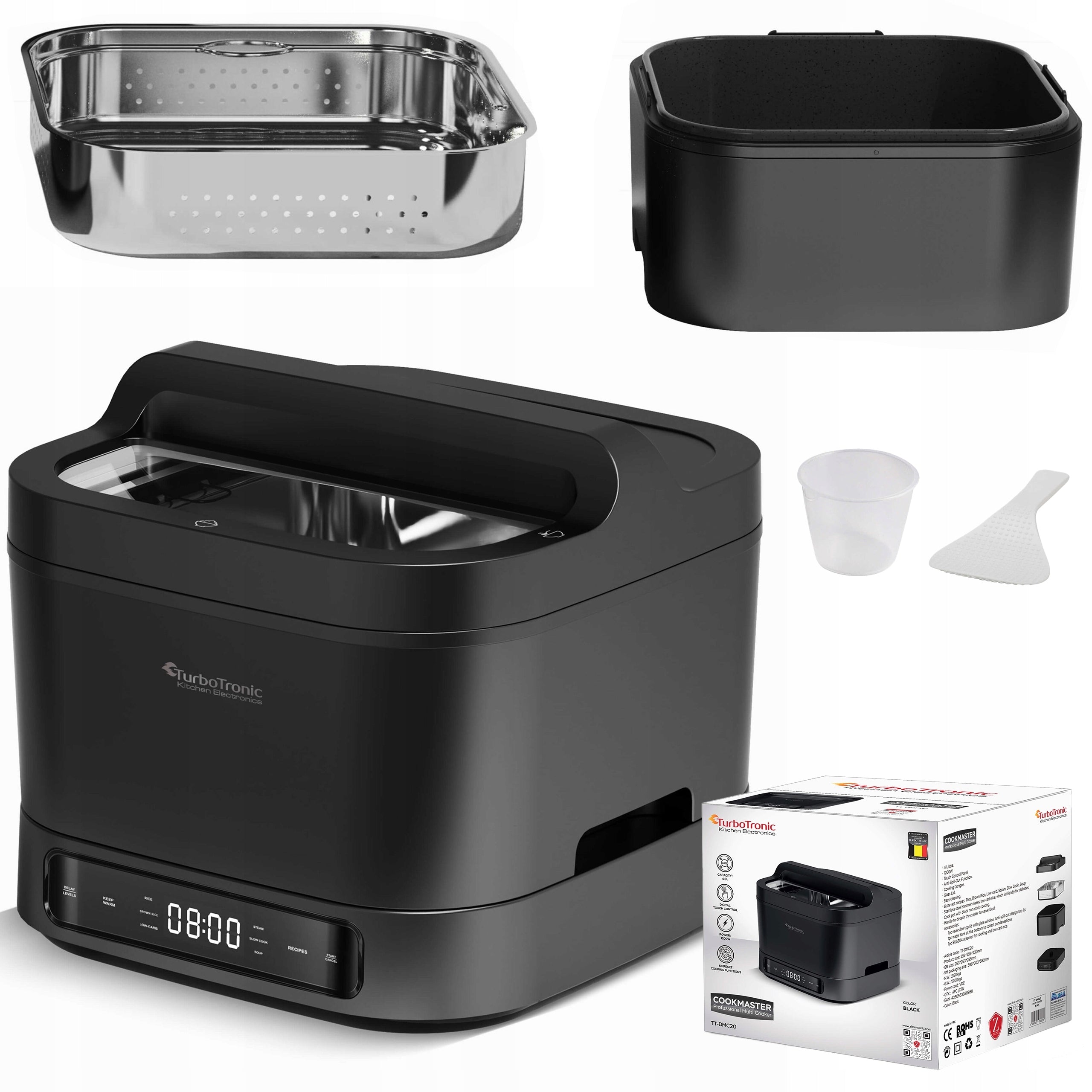 MULTICOOKER SLOW COOKER RICE COOKER FOR SUSHI MAKER RICE 4L MAINTAINS TEMP