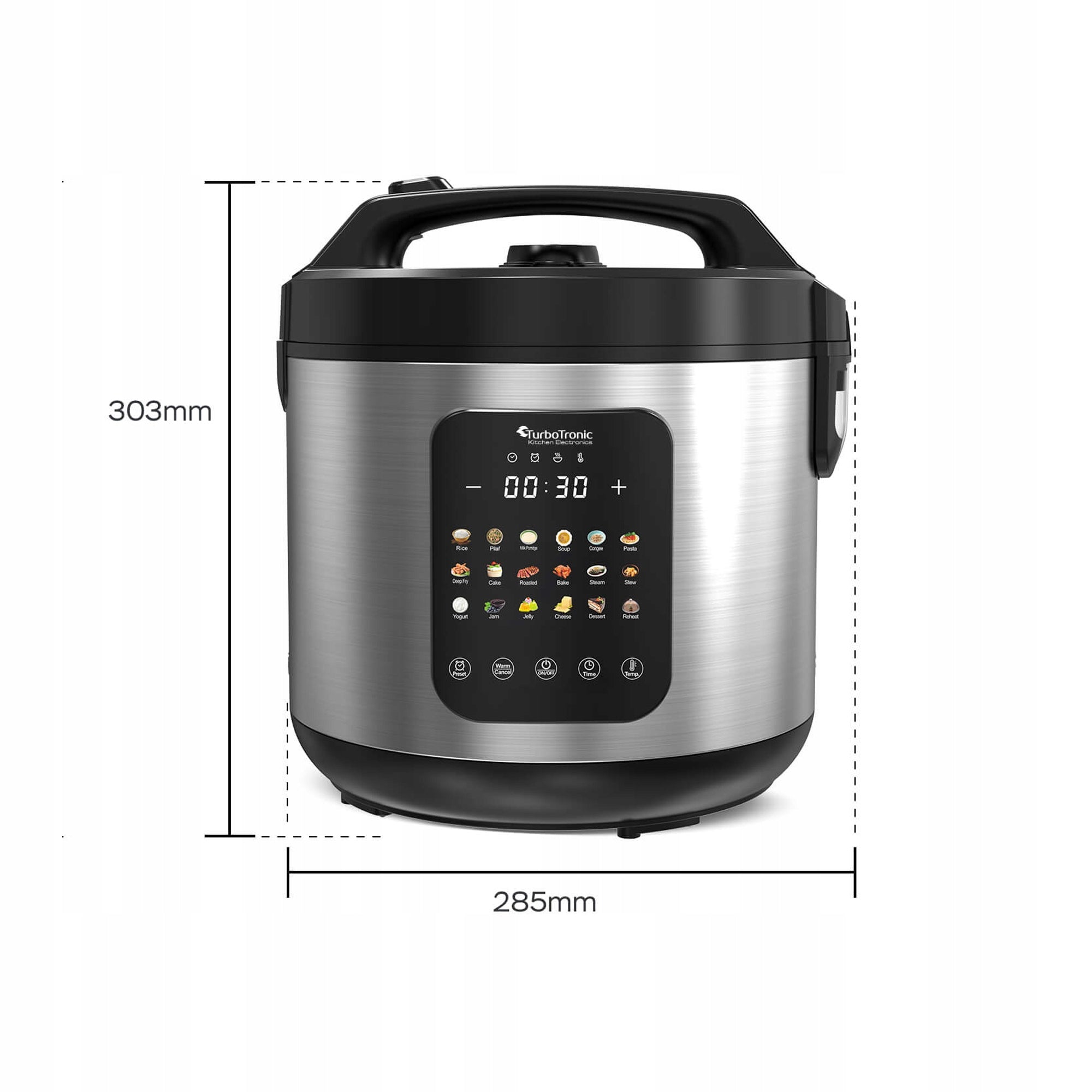 MULTICOOKER STEAMER COMBINATION ELECTRIC POT AIR FRYER 5L Brand TurboTronic