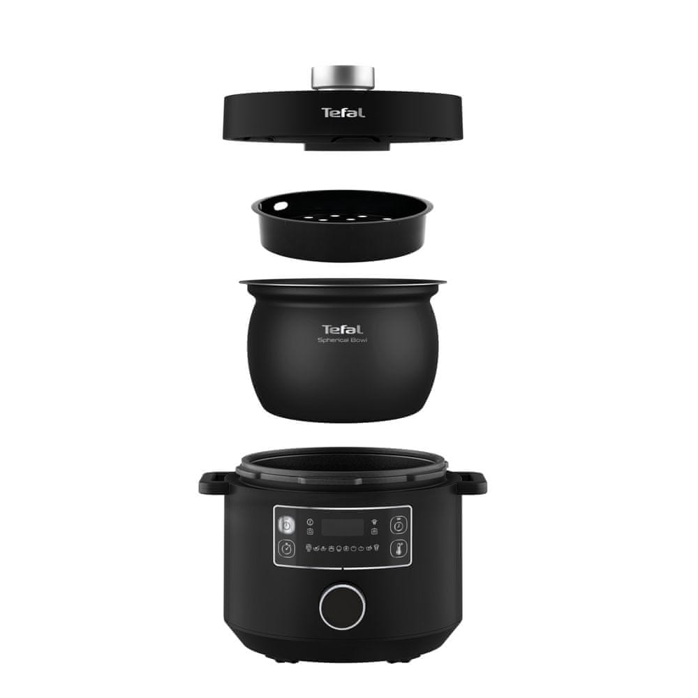 MULTICOOKER TEFAL TURBO CUISINE CY754830 4.8L 1090W 10 PROGRAMS BLACK Packaging status original
