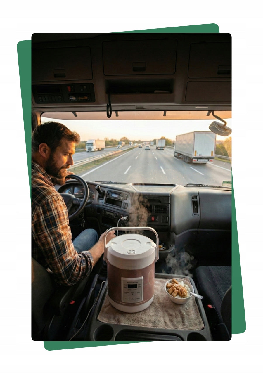 MULTICOOKER TOURIST RICE COOKER 1,6L 12V 24V TIR bus MOTORHOME auto Brand no brand