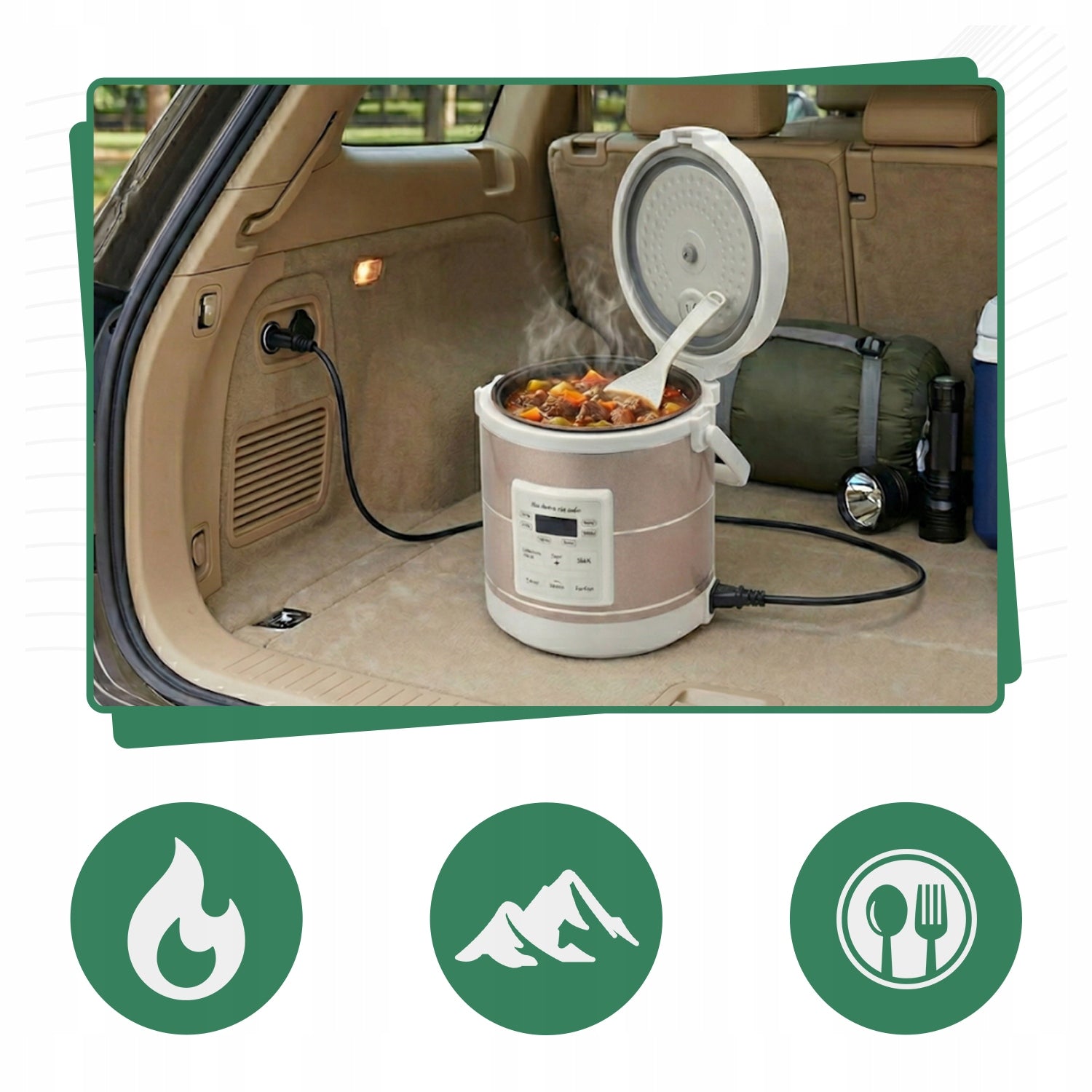 MULTICOOKER TOURIST RICE COOKER 1,6L 12V 24V TIR bus MOTORHOME auto Manufacturer code YYH-RYŻOWAR multicooker 12V 24V