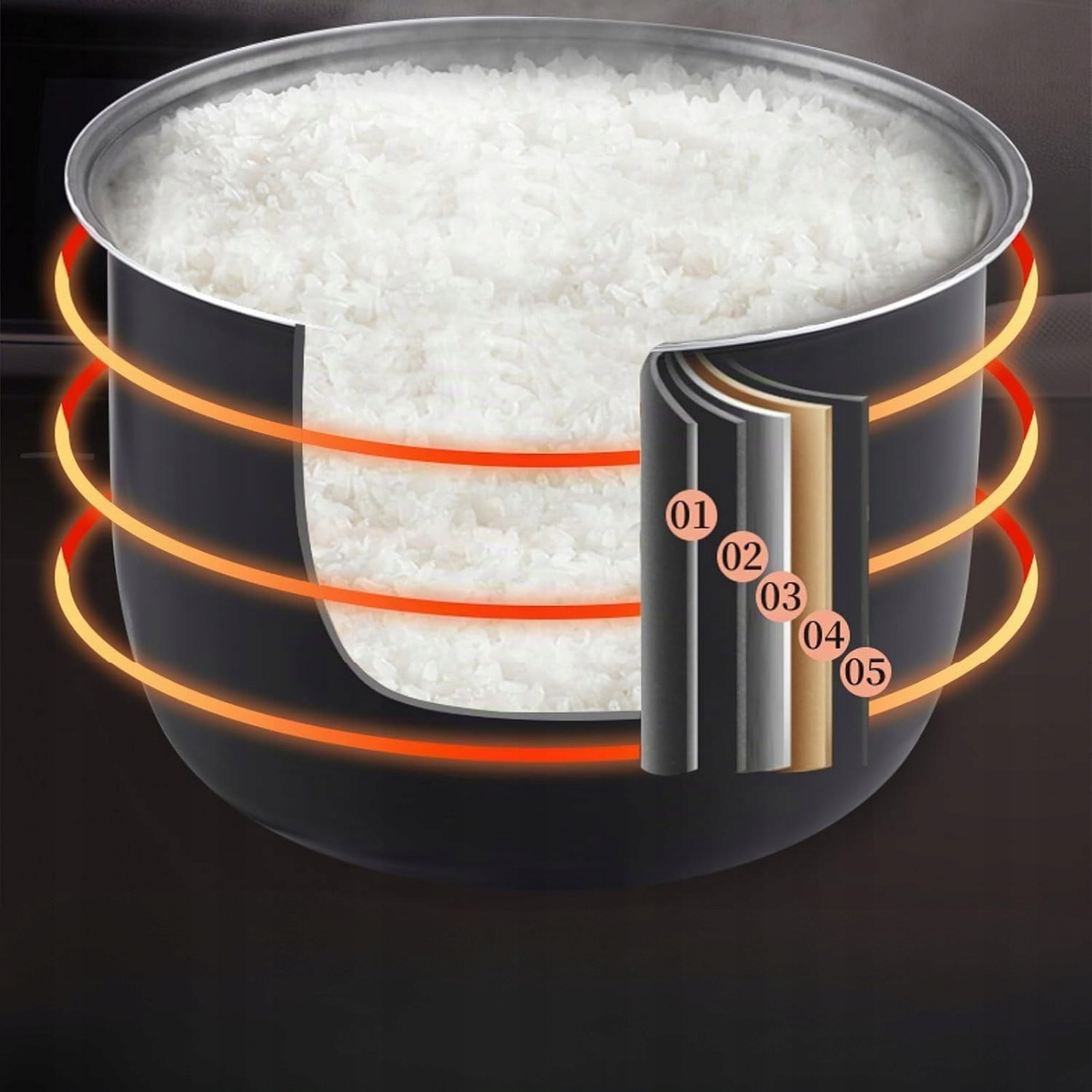 MULTICOOKER car 2L cooker RICE COOKER tourist 12V 24V TIR bus Packaging status original