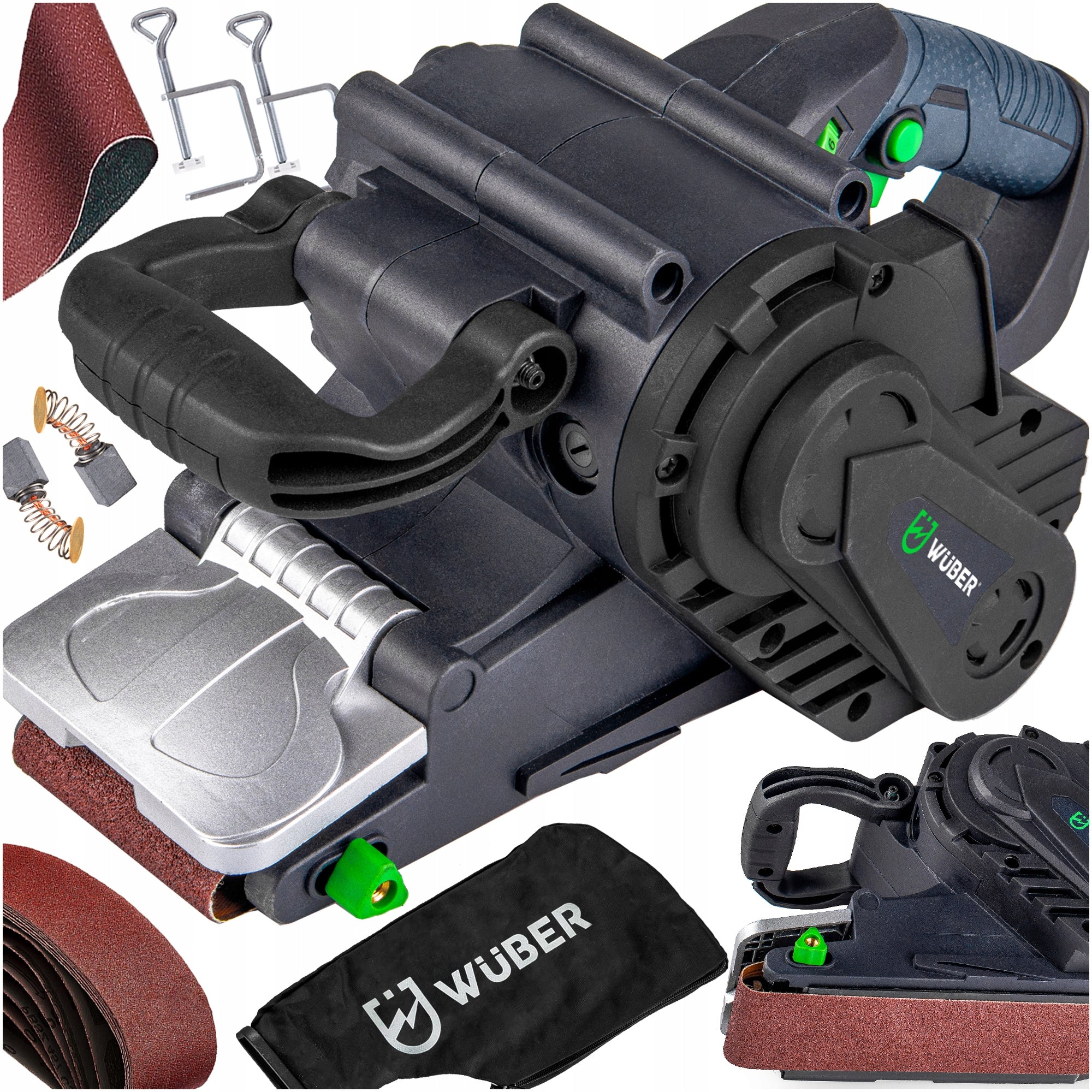 MULTIFUNCTION BELT SANDER STRONG FOR WOOD ADJUSTABLE 1900W 230V