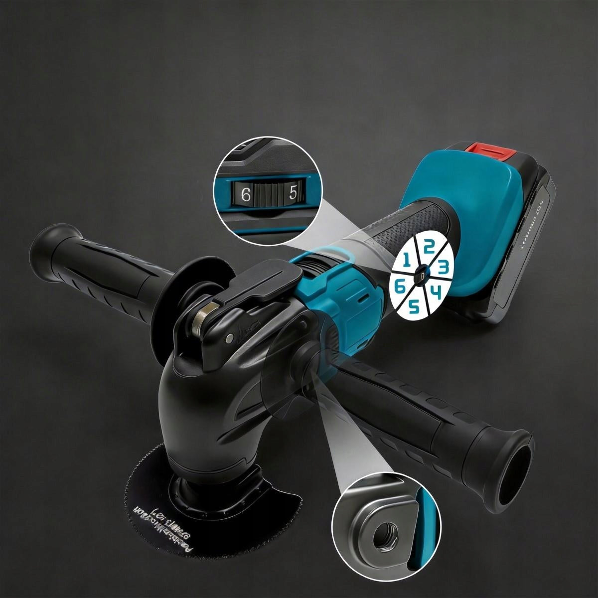 MULTIFUNCTION DEVICE GRINDER18V MultiTool ADJUSTMENT Power supply type rechargeable battery