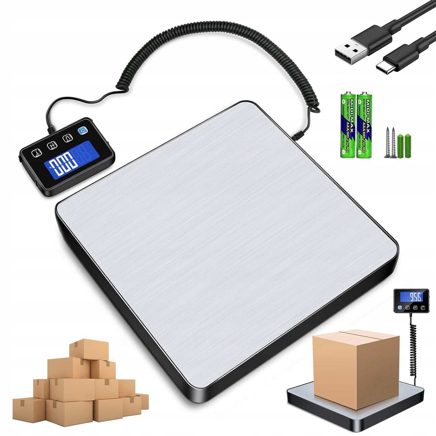 MULTIFUNCTION ELECTRONIC SCALE HIGH PRECISION MAXIMUM WEIGHING 200 KG