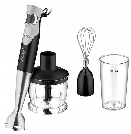 MULTIFUNCTION HAND BLENDER 800W MIXING WHIPPING SHREDDING HOFFEN