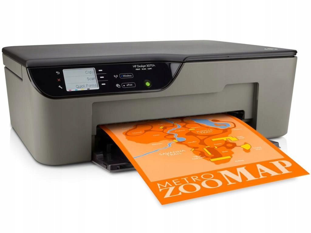 MULTIFUNCTION PRINTER HP 3070a + CHEAP INKS 364 XL WIFI PHOTOCOPYING SCANNER Brand HP