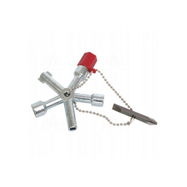 MULTIFUNCTION-UNIVERSAL KEY FOR CABINETS OPT TOOLS CS-5 Packaging status original