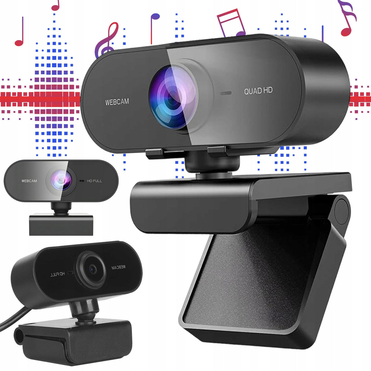 MULTIFUNCTION WEBCAM 1080P HD COMPUTER CAMERA USB