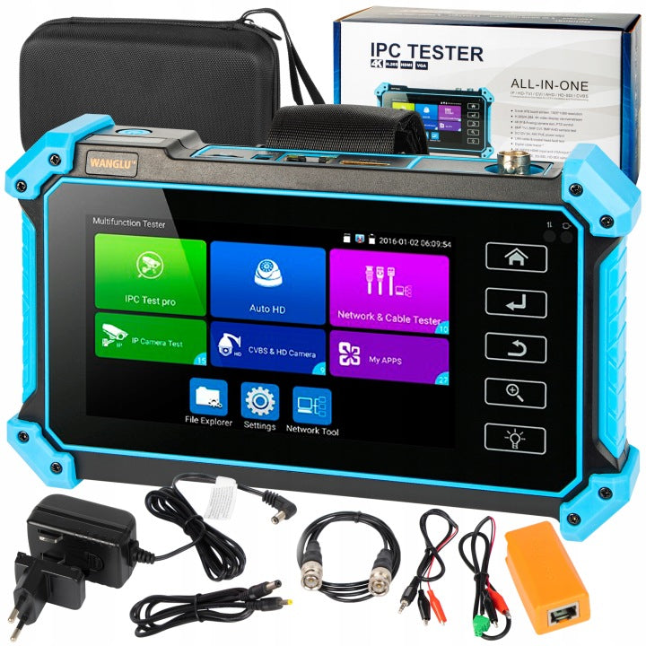 MULTIFUNCTIONAL CCTV TESTER CS-H7-50H AHD TVI CVI CVBS IP POE ONVIF CAMERAS Manufacturer code IPC-5100 Plus