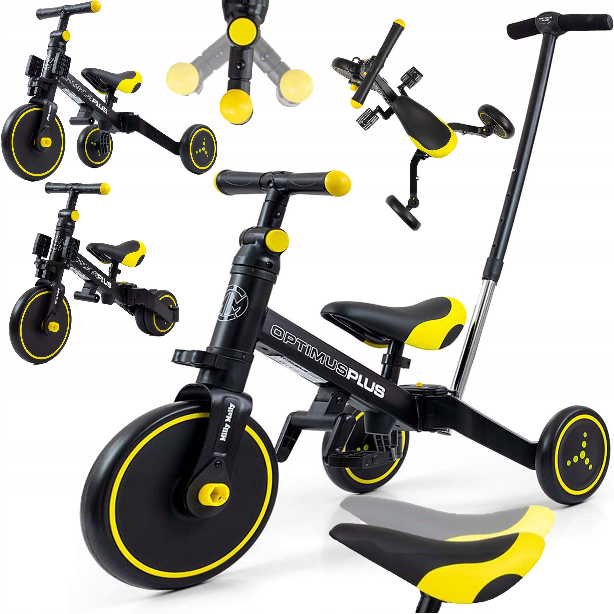 MULTIFUNCTIONAL CHILDREN'S BIKE TRICYCLE RUNNING PUSHER 5in1 Packaging status original