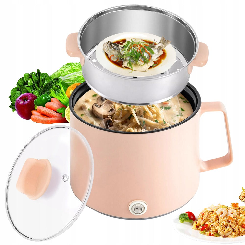 MULTIFUNCTIONAL ELECTRIC COOKING POT 220V 1.7L +STEEL BASKET