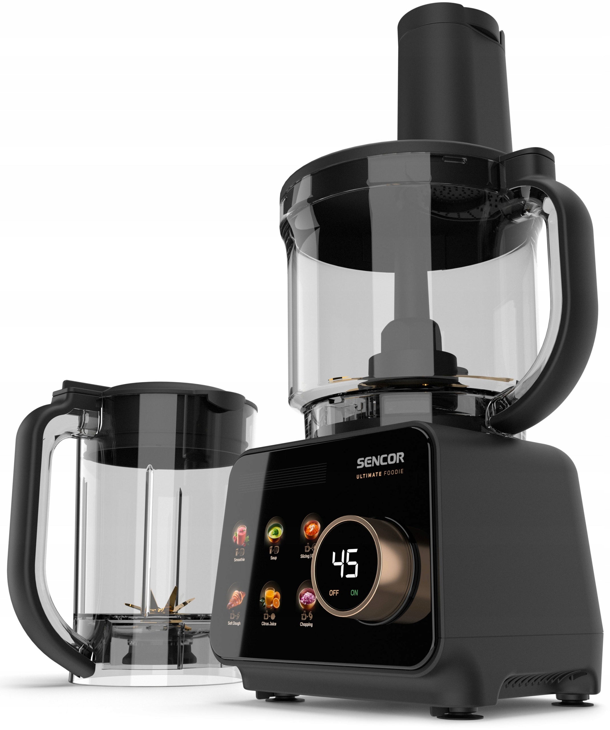 MULTIFUNCTIONAL FOOD PROCESSOR 5in1 SENCOR 1500W AUTOMATIC LARGE SET Manufacturer code 41023764