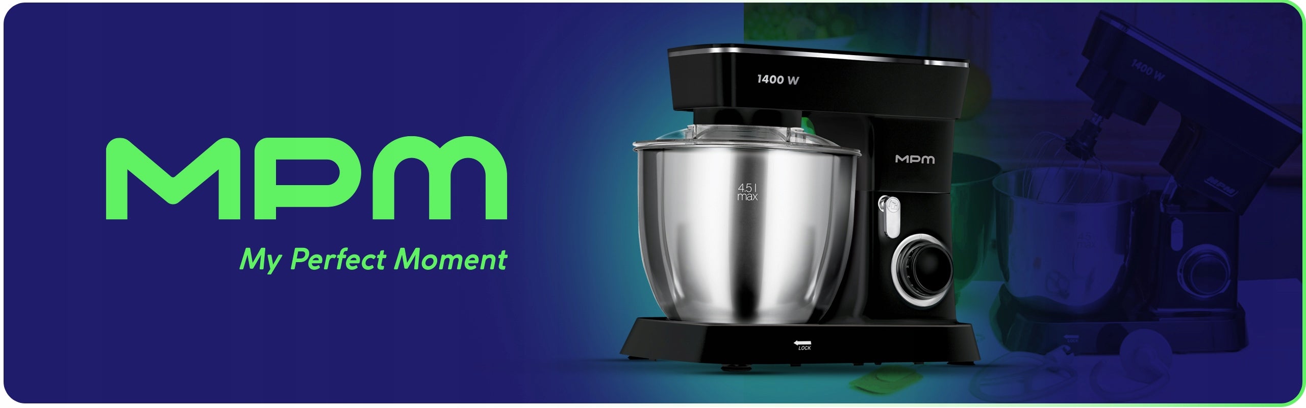 MULTIFUNCTIONAL FOOD PROCESSOR PLANETARY MIXER MPM MRK-25 3IN1 BOWL 4,5L Manufacturer code MRK-25