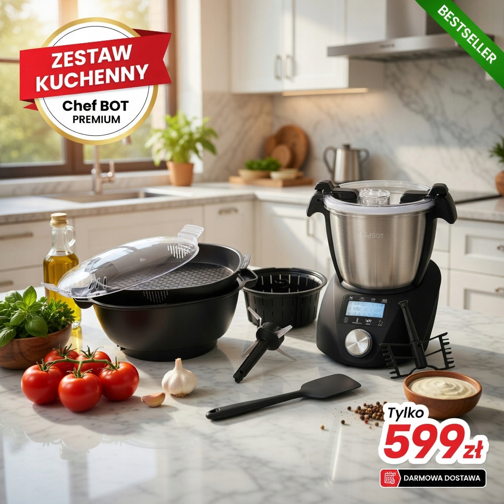 MULTIFUNCTIONAL FOOD PROCESSOR like Thermomixx ,cooking,choking,whipping Packaging status original