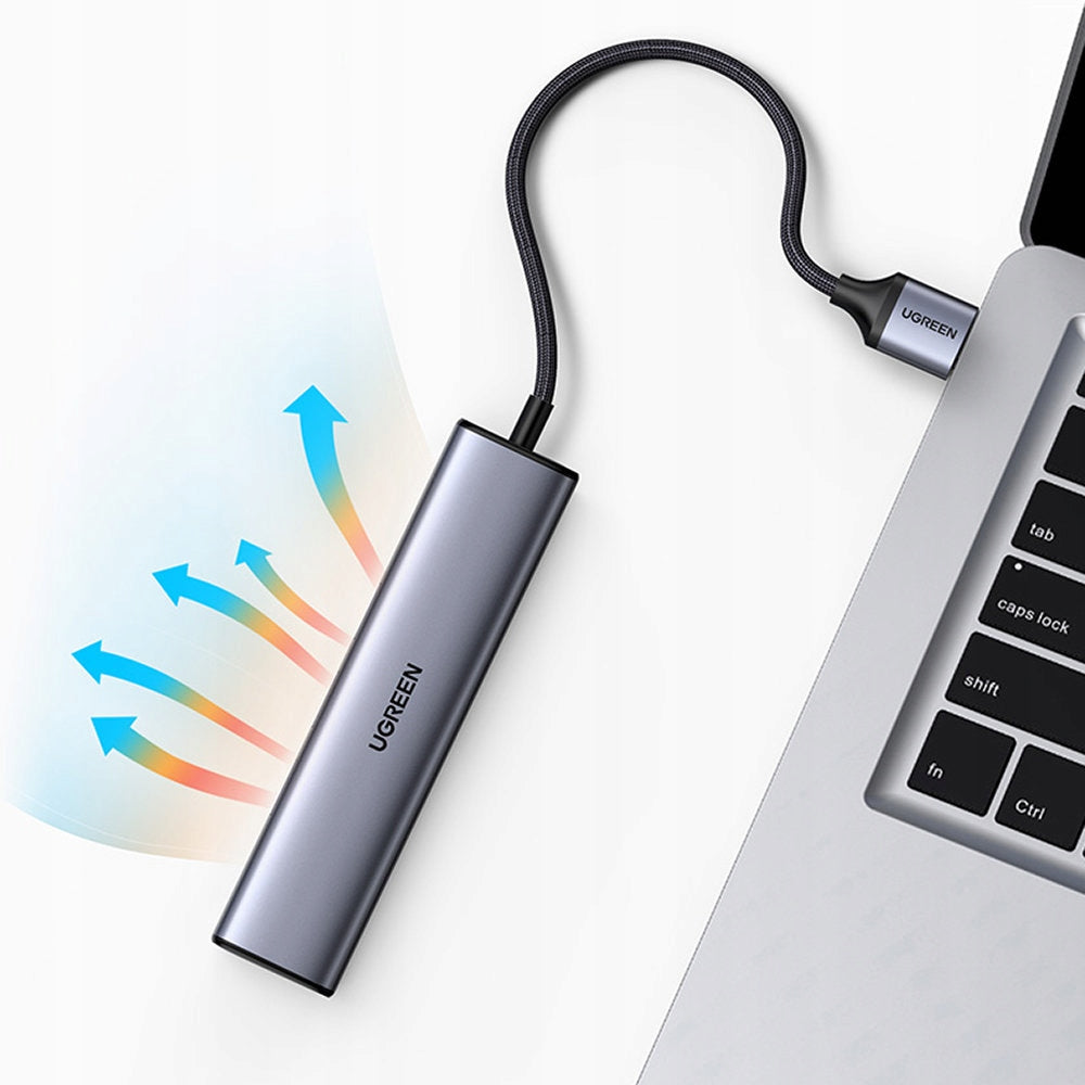 MULTIFUNCTIONAL HUB ADAPTER USB TO USB ETHERNET SPLITTER RJ45 Product weight with unit packaging 0.5 kg