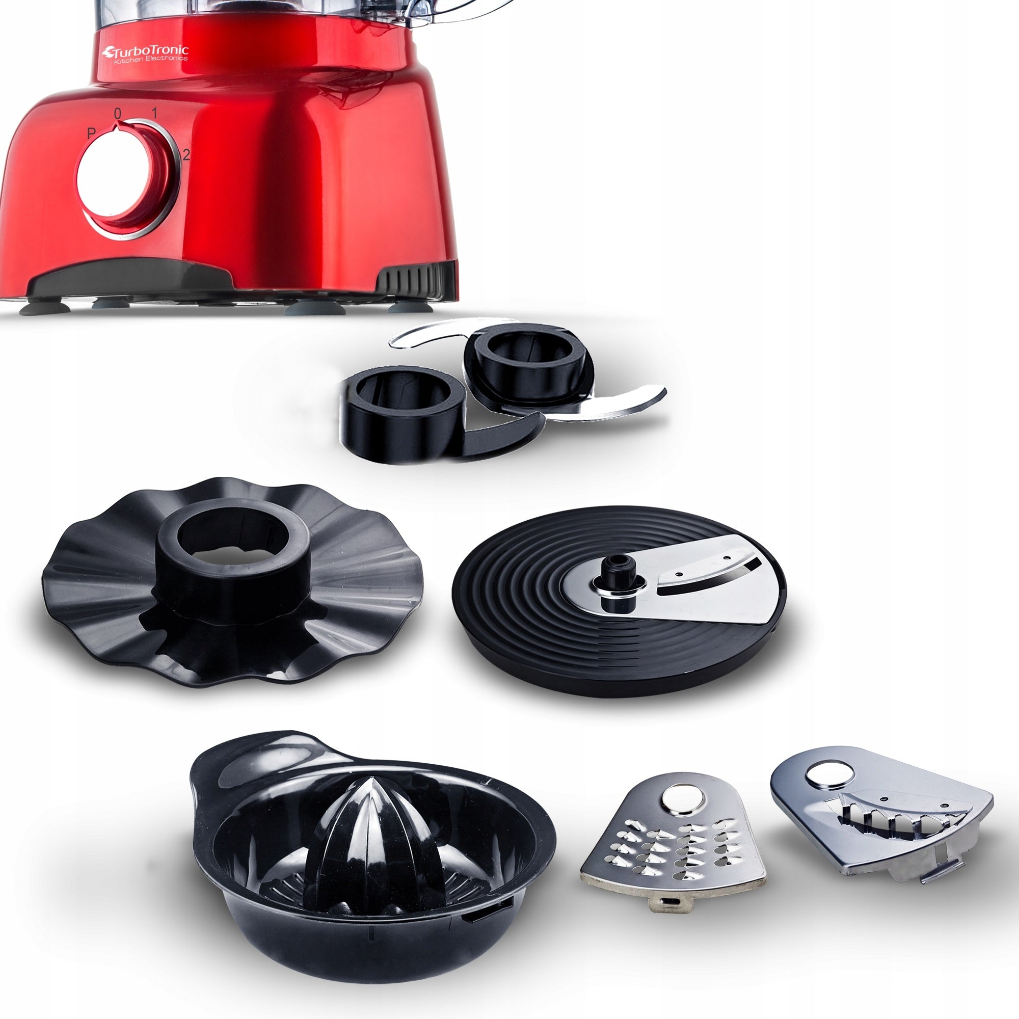 MULTIFUNCTIONAL MALAKSER FOOD PROCESSOR GRATER SHREDDER 800 IN 1,2 L Brand TurboTronic