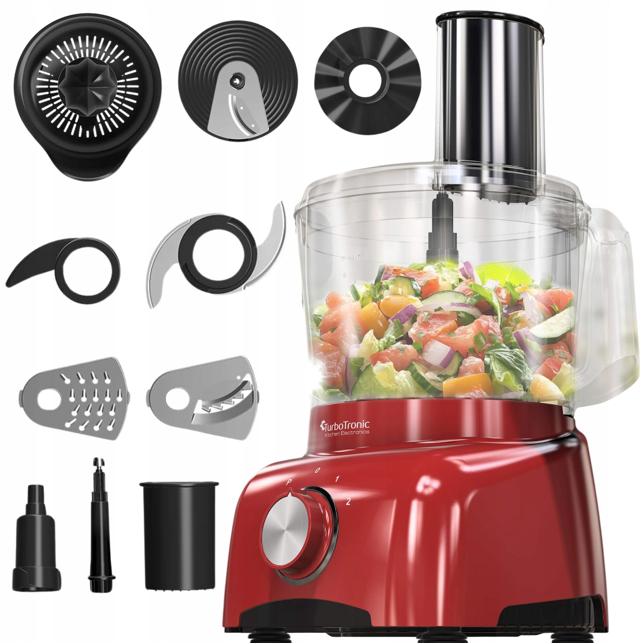 MULTIFUNCTIONAL MALAKSER FOOD PROCESSOR GRATER SHREDDER 800 IN 1,2 L