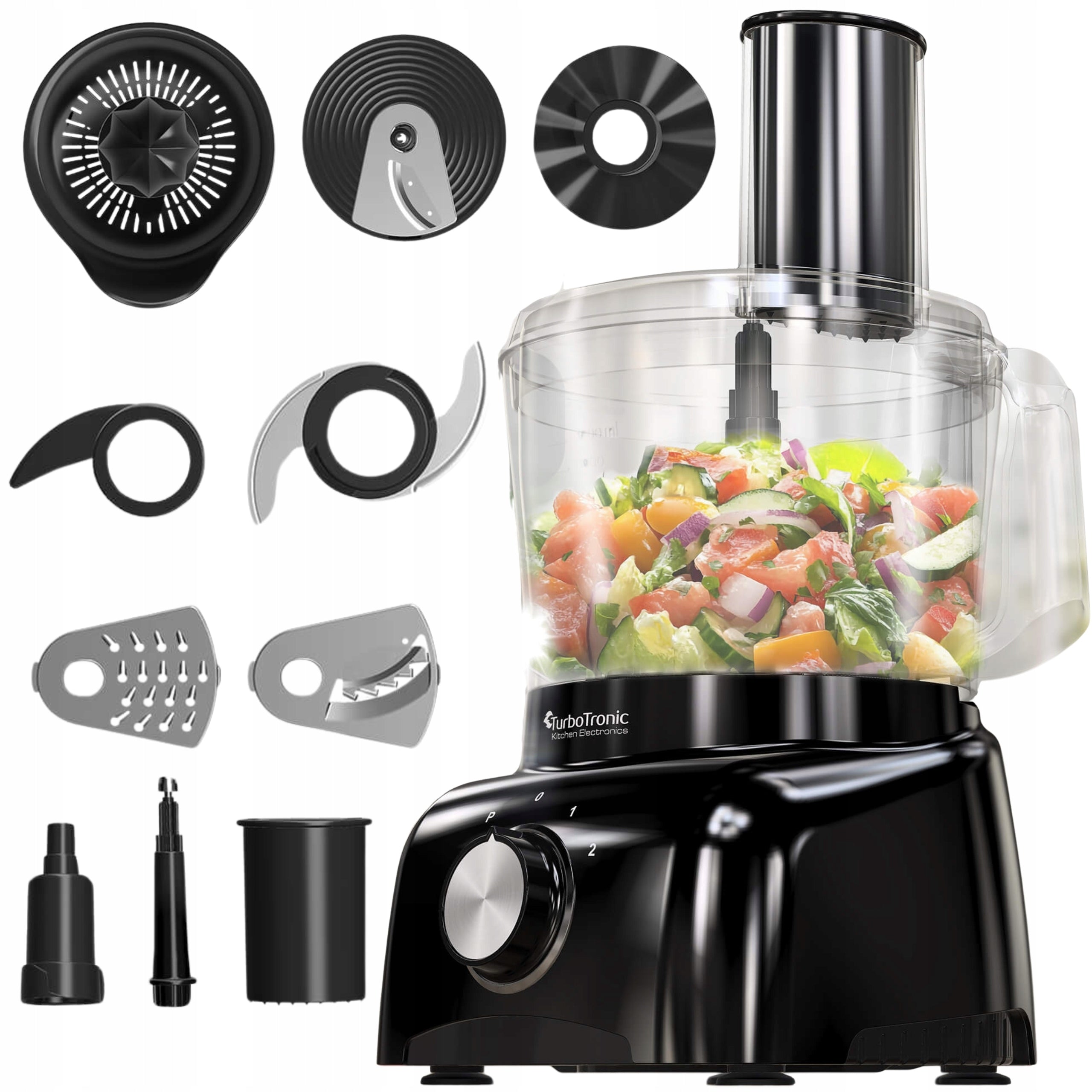 MULTIFUNCTIONAL MALAKSER FOOD PROCESSOR GRATER SHREDDER 800 IN 1,2 L