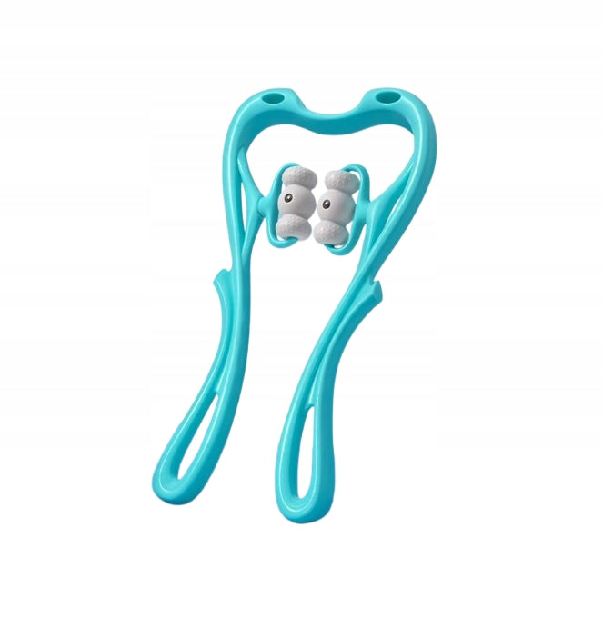 MULTIFUNCTIONAL NECK MASSAGER MANUAL 35x18cm BLUE
