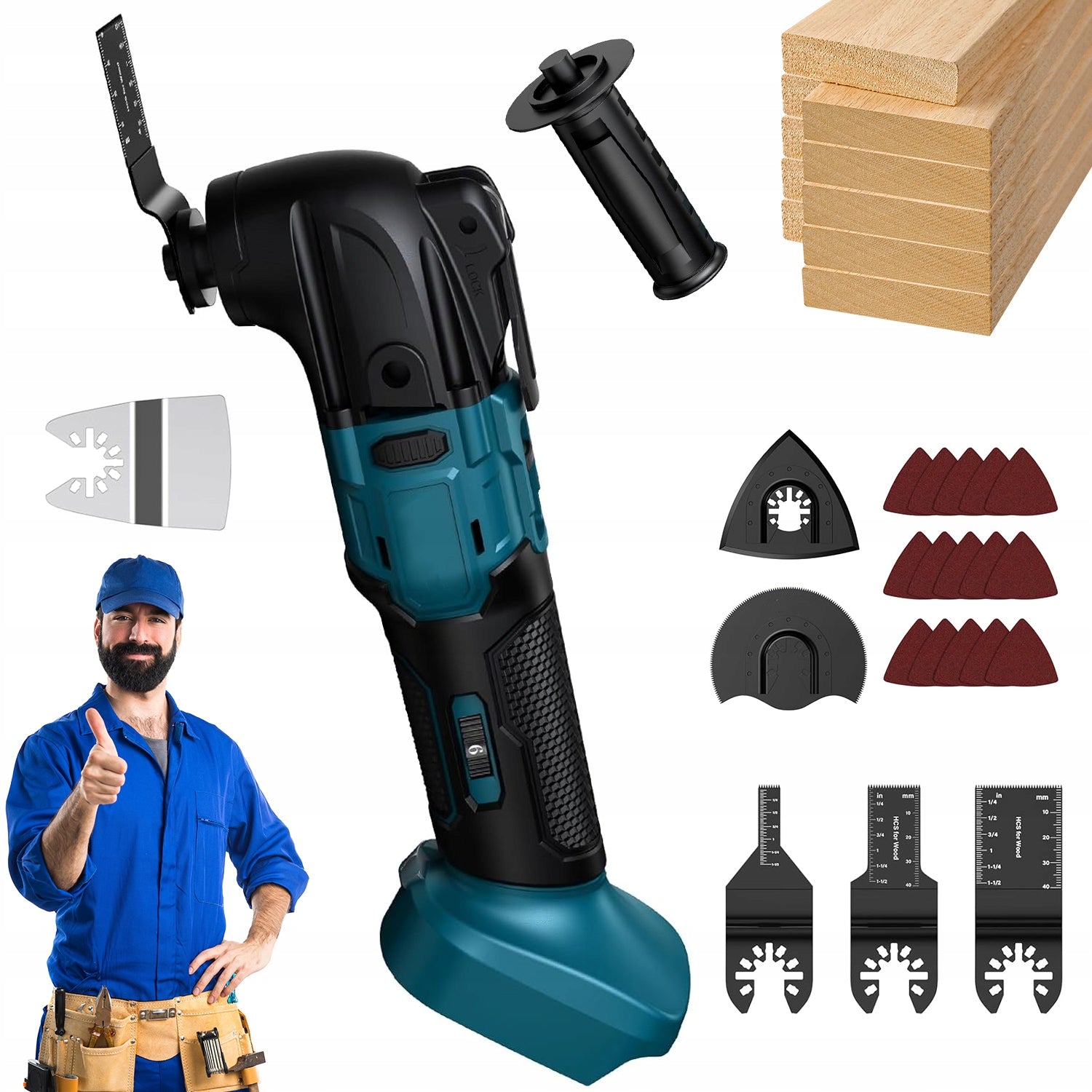MULTIFUNCTIONAL OSCILLATING TOOL FOR CUTTING GRINDING