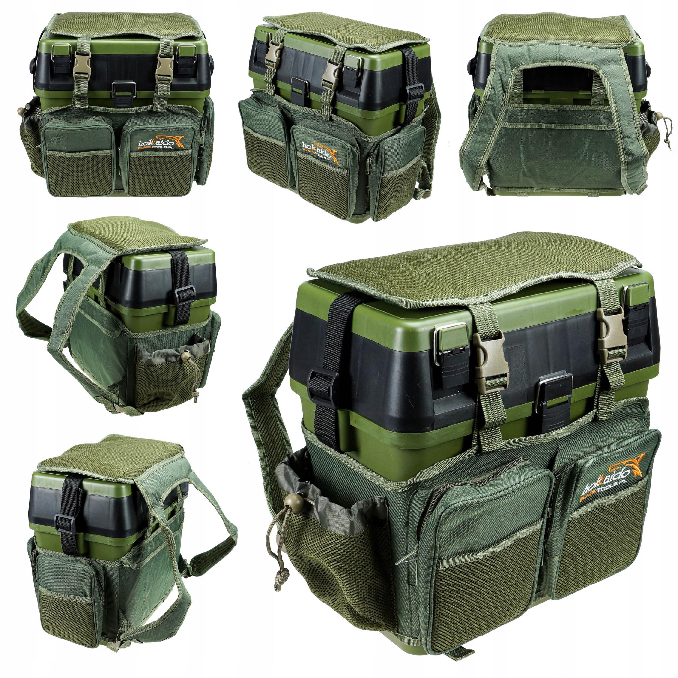 MULTIFUNCTIONAL SET HOKKAIDO 3in1 SEAT BOX BACKPACK FOR ANGLER Manufacturer code W20548