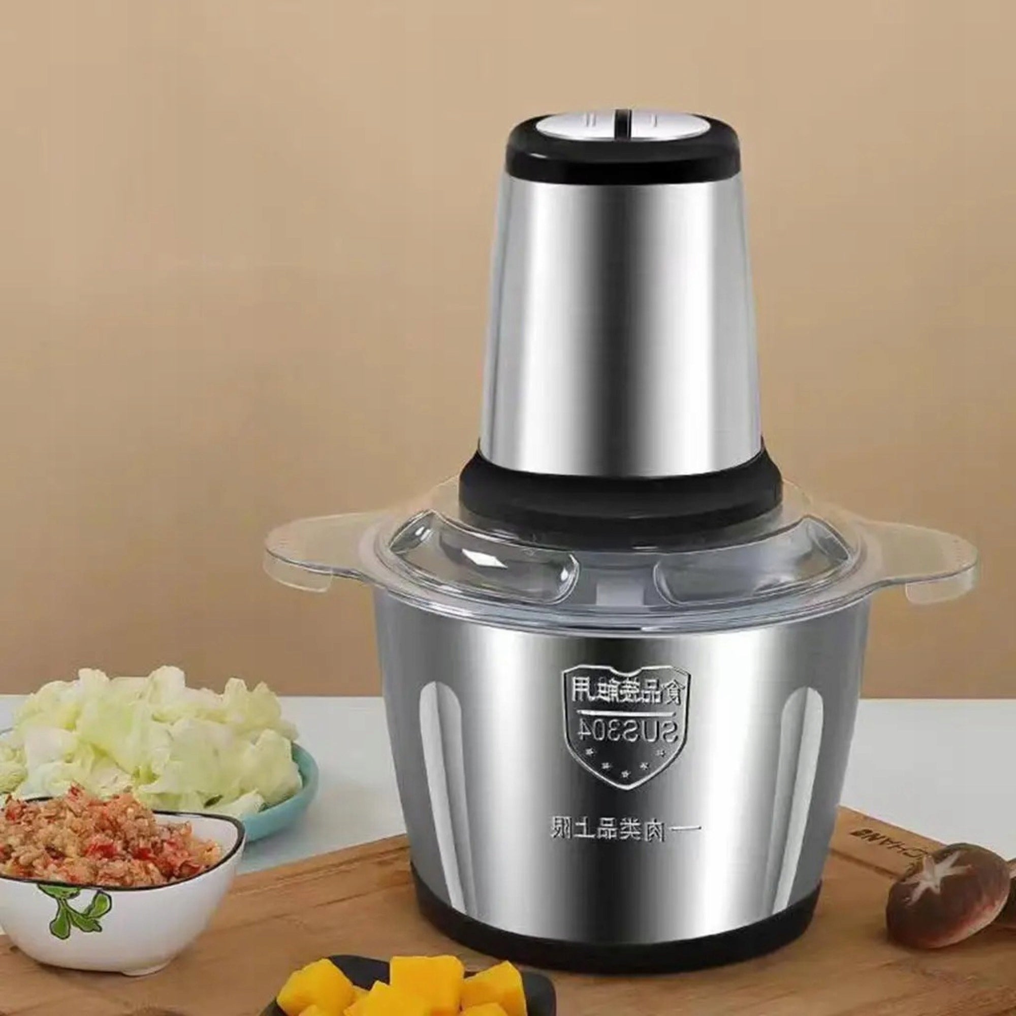 MULTIFUNCTIONAL SHREDDER FOR MEAT AND VEGETABLES ELECTRIC 300 IN MULTIMINCER Packaging status original