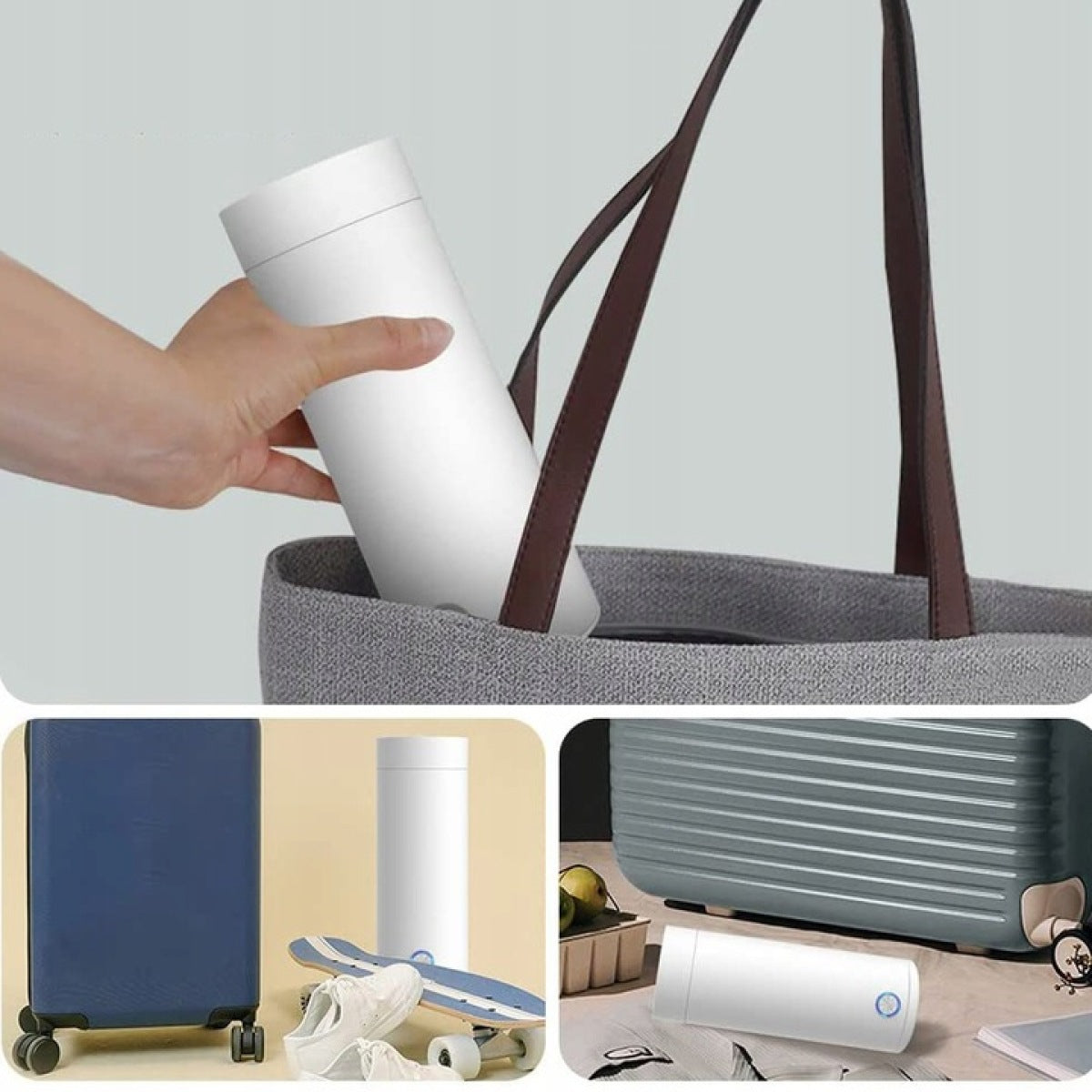 MULTIFUNCTIONAL TRAVEL ELECTRIC KETTLE 0.4L PORTABLE HEATING CUP Manufacturer code HG9768EUWH34