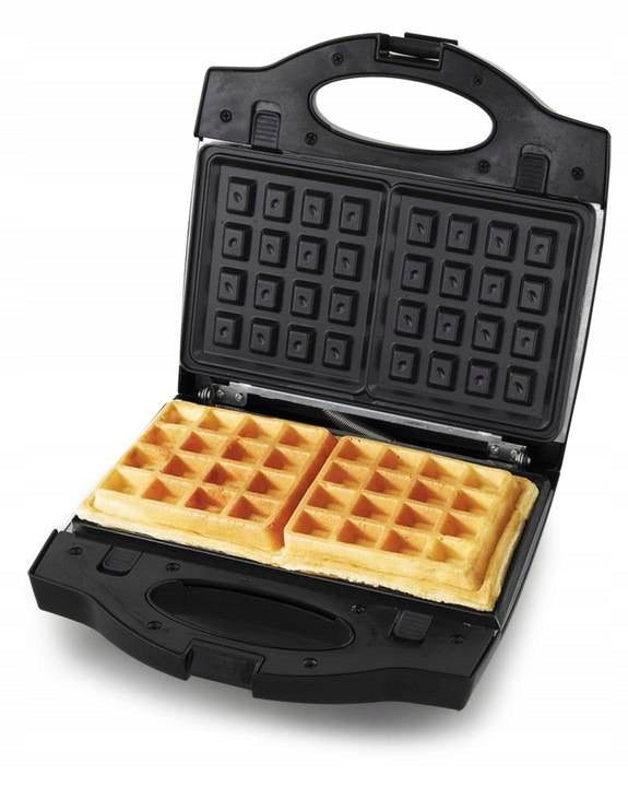 MULTIFUNCTIONAL WAFFLE TOASTER GRILL TOASTER SANDWICH 3in1 REPLACEABLE CARTRIDGE Dominant color black