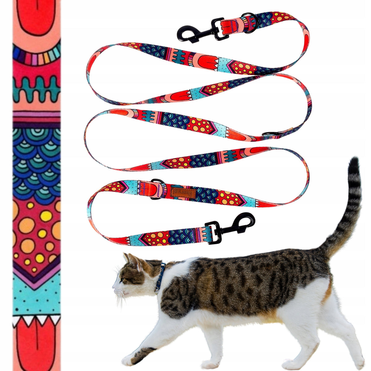MULTIFUNCTIONAL lanyard 240 cm adjustable for small cat Ukory